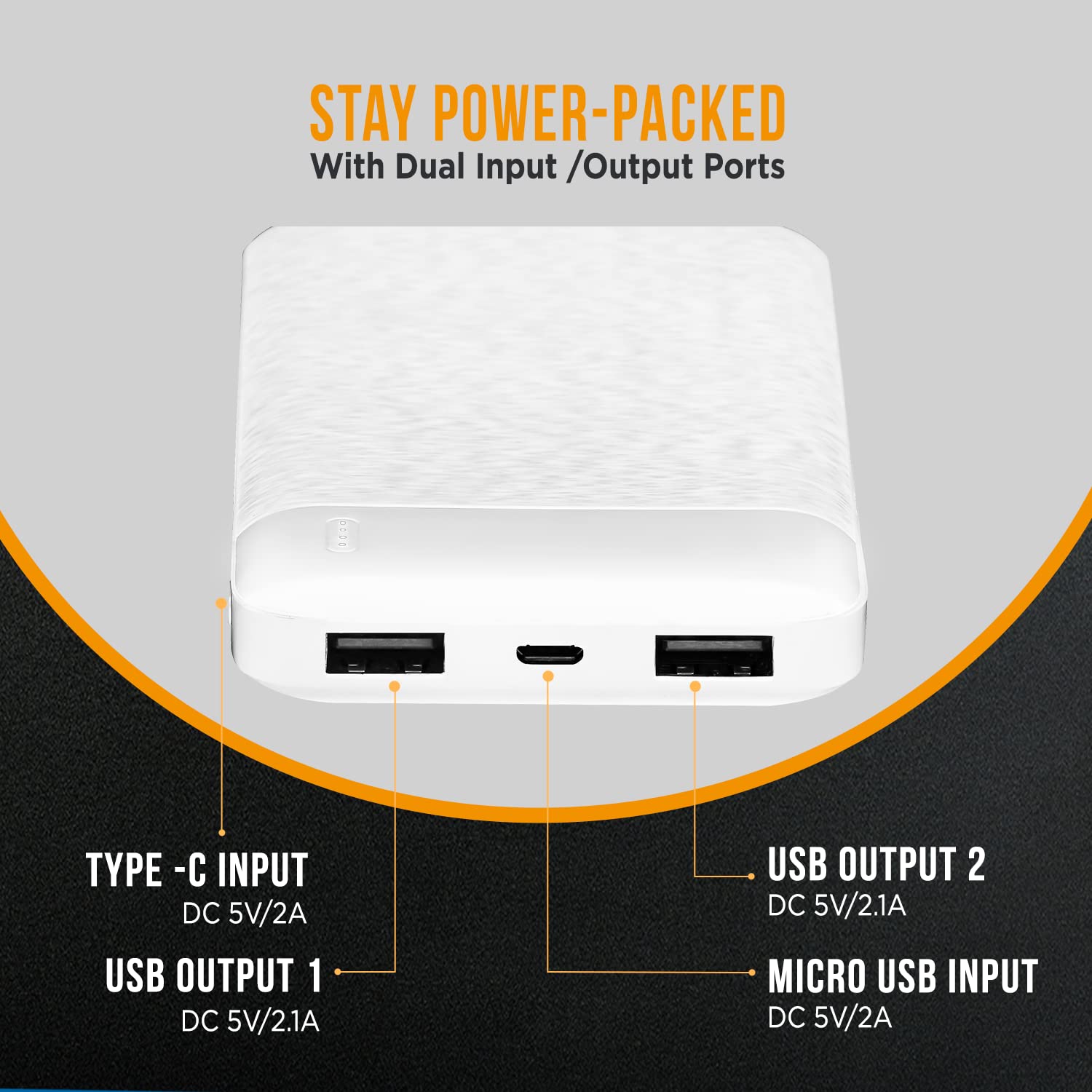 Syska 10000mAh Power Bank view 2